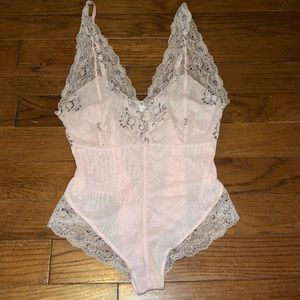 Marilyn Monroe Blush Pink Lace Cheeky Lingerie